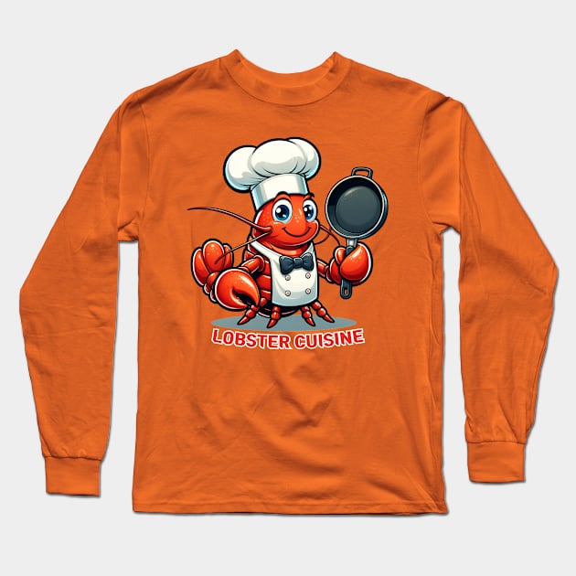 LOBSTER CUISINE Long Sleeve T-Shirt by GP SHOP